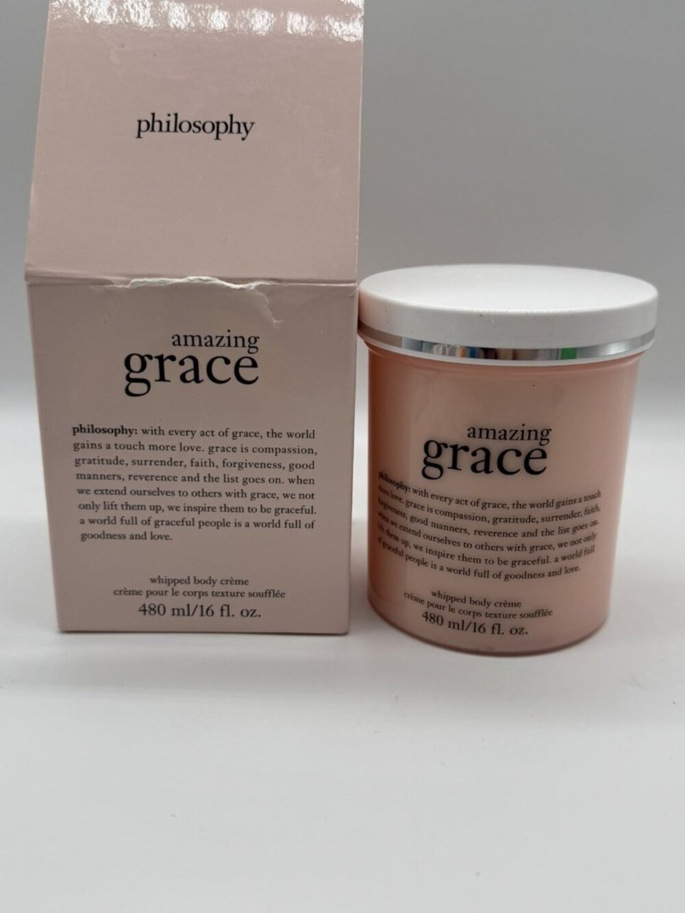 Philosophy Amazing Grace Whipped Body Creme 16 fl. oz. Cream New